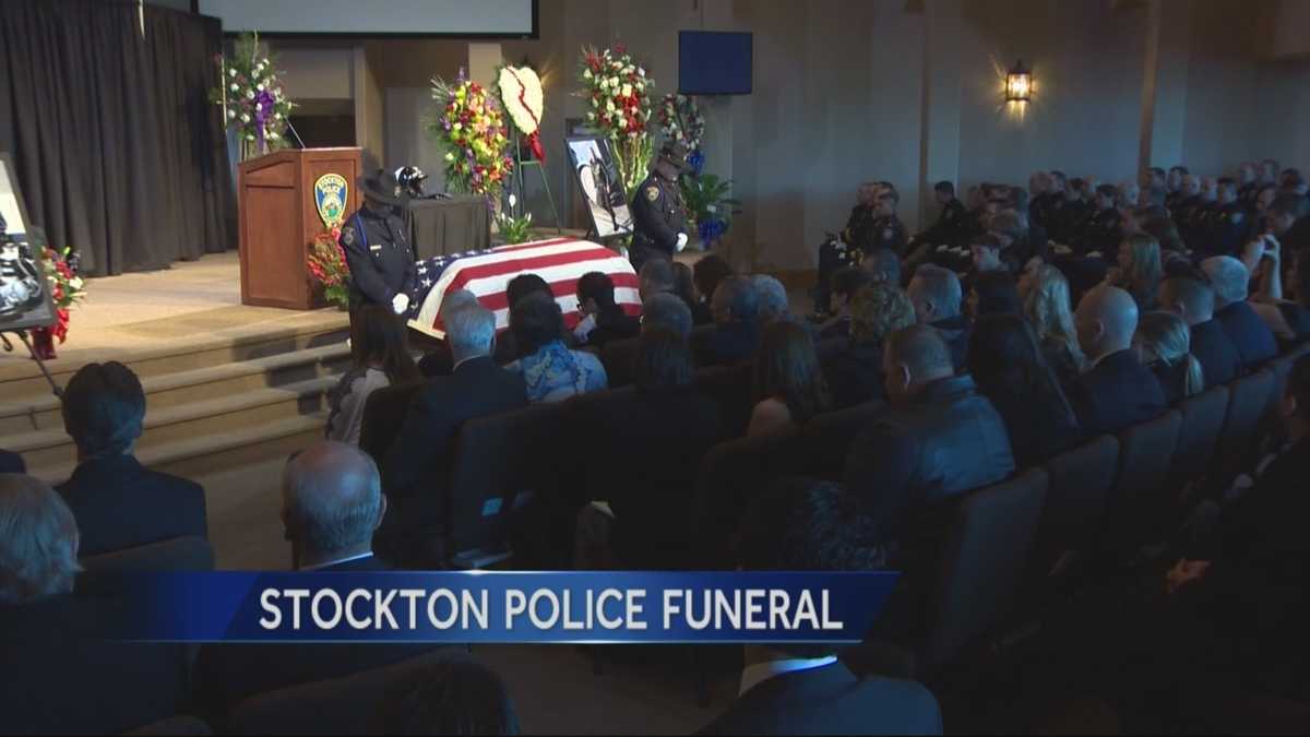 Funeral honors Stockton officer killed in hitandrun crash