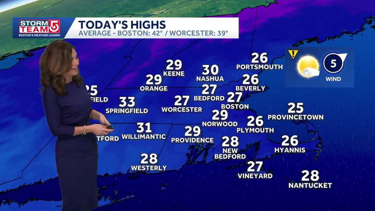 Video: Snow, icy mix before changing to rain