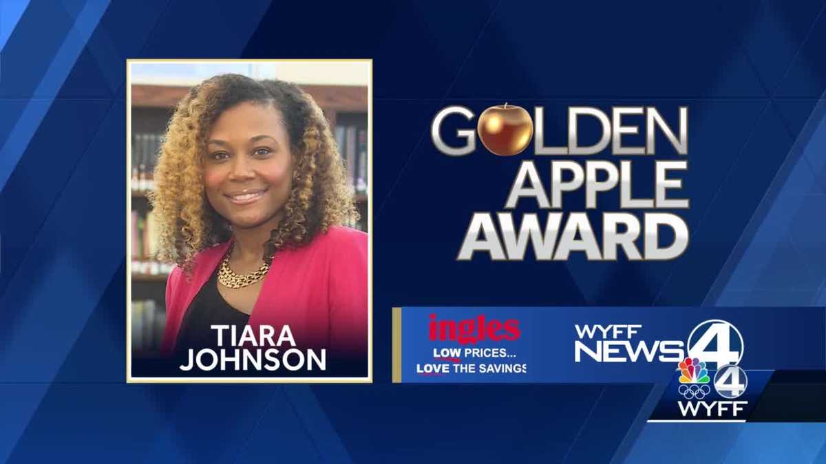Golden Apple Award winner Tiara Johnson