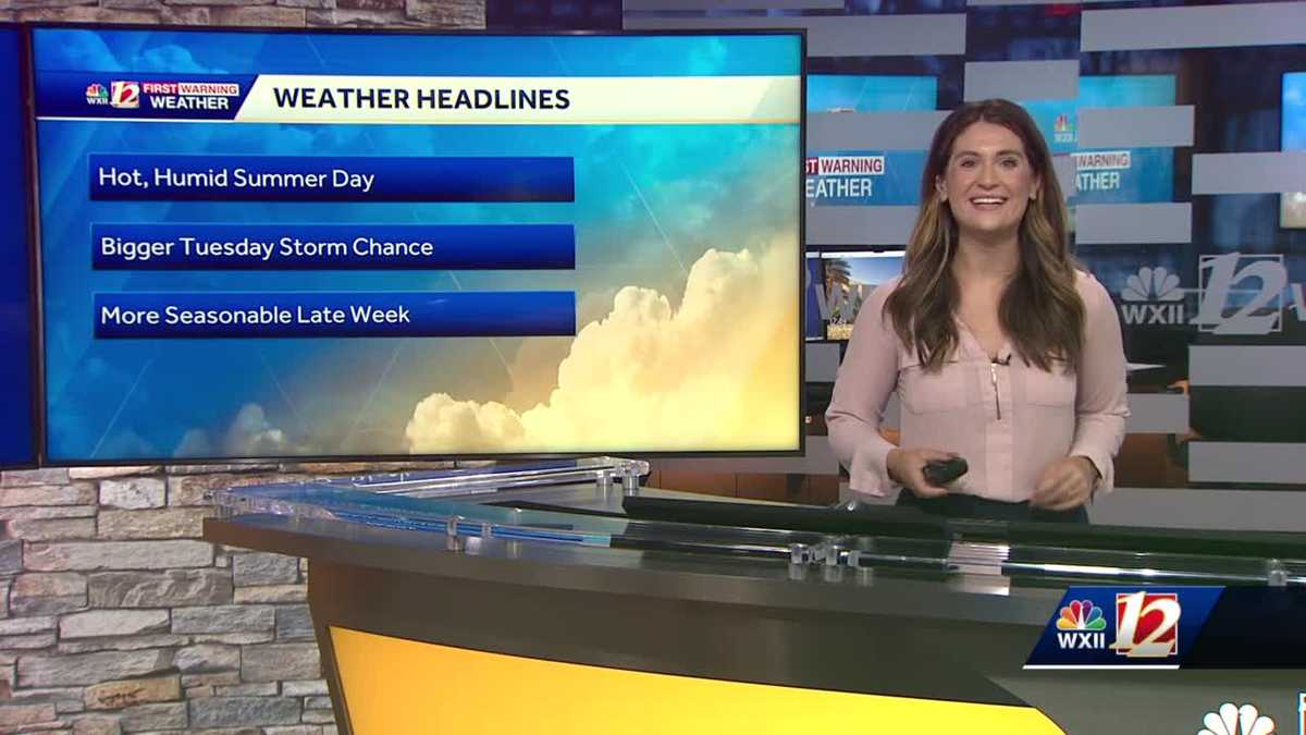 WATCH: Hot and Humid Monday