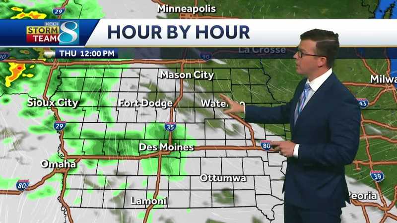 Iowa weather: Cooler today with a chance for strong storms tomorrow