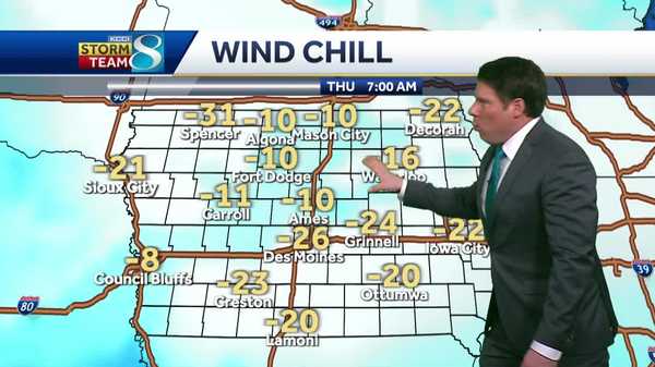 Iowa weather: Tracking some snow chances and the season's coldest temps