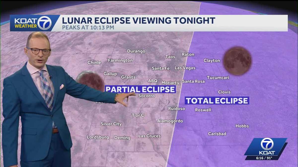 Lunar eclipse tonight & brief heat relief ahead