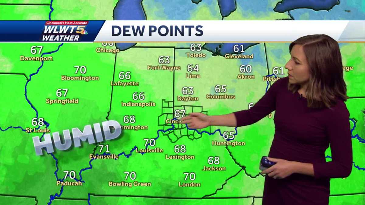 Hot and humid end to the weekend