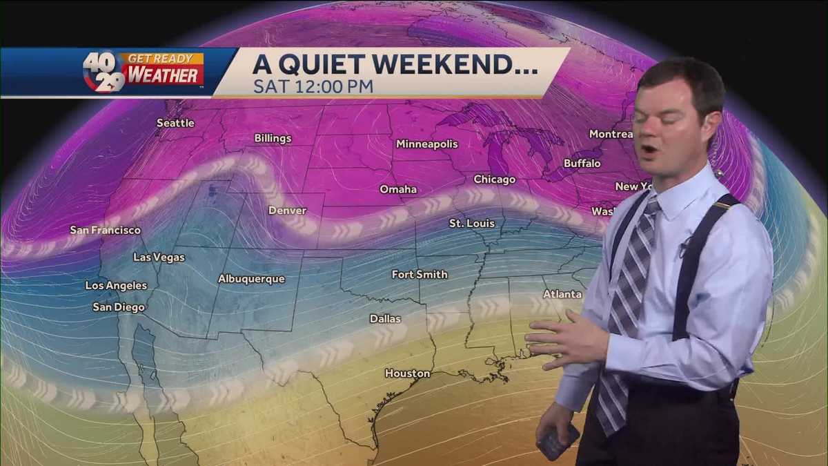FORECAST: A Few Friday Sprinkles Possible