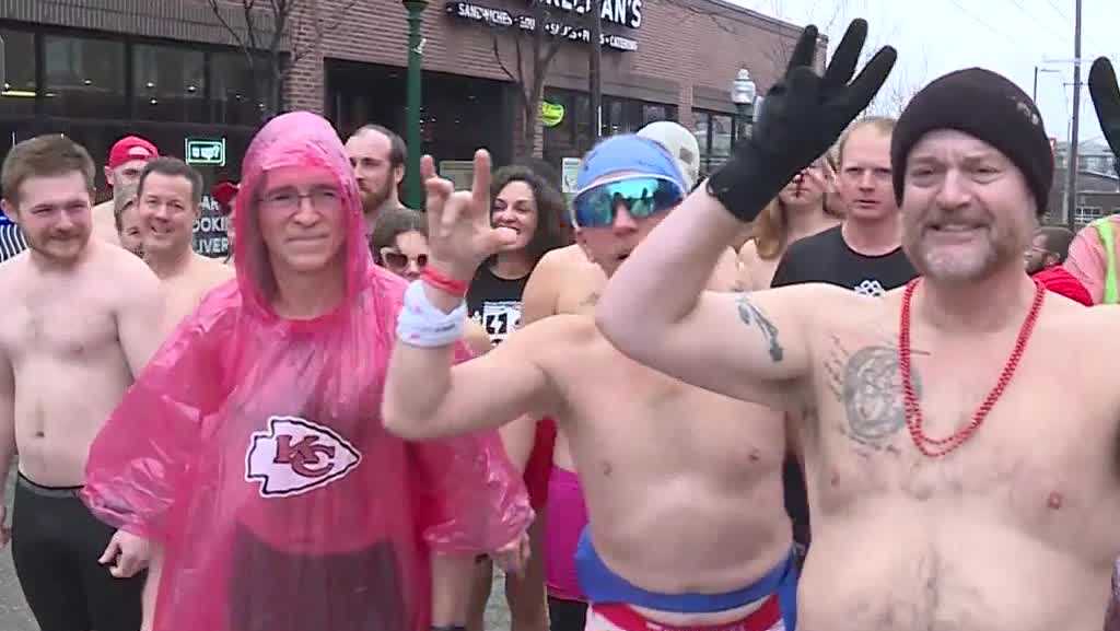 Runners strip down in Westport for Cupid’s Undie Run supporting neurofibromatosis research