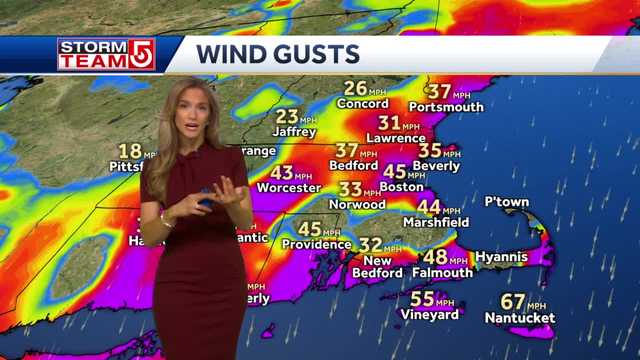 Winds gusting over 45 mph in Boston as nor'easter hits Massachusetts - Vimarsana News