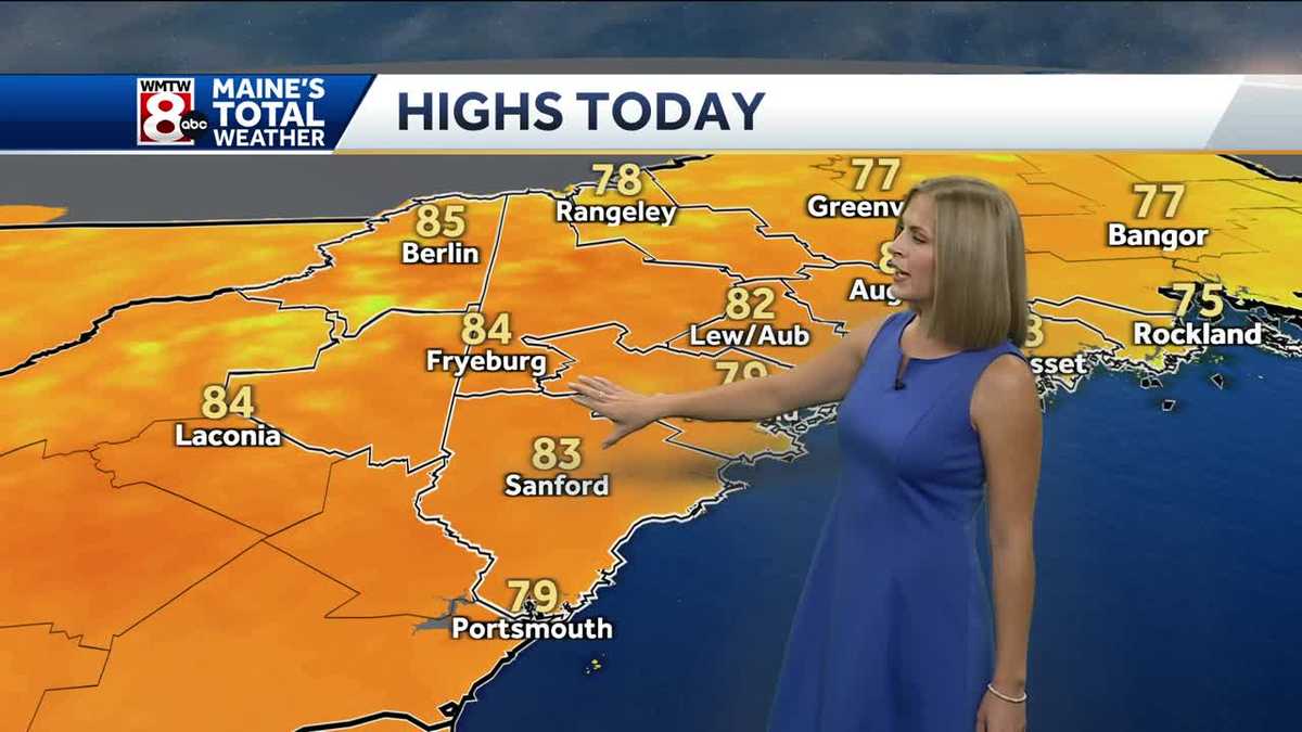 Hot & humid today, breezy on Labor Day