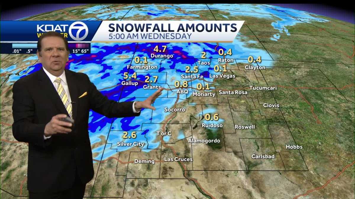 Overnight snow with bitter wind chills