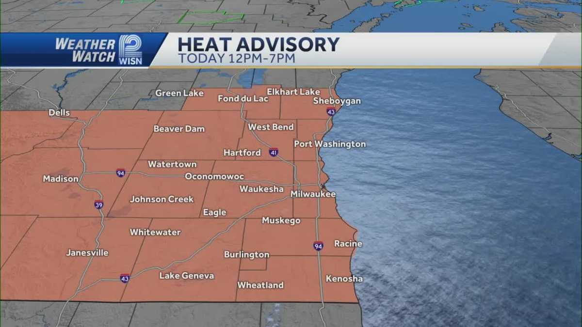 Videocast: Heat advisory issued for Sunday