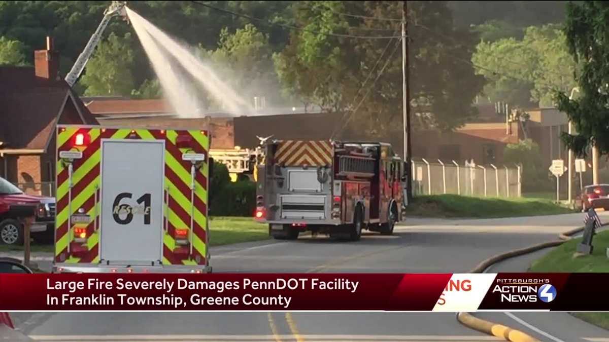 3alarm fire severely damages PennDOT facility in Greene County