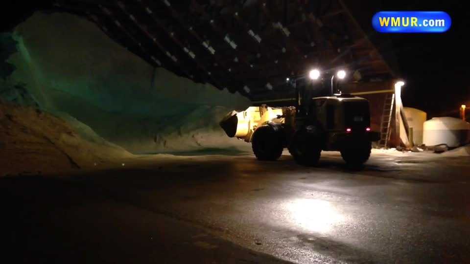 NH DOT crews work to treat roads