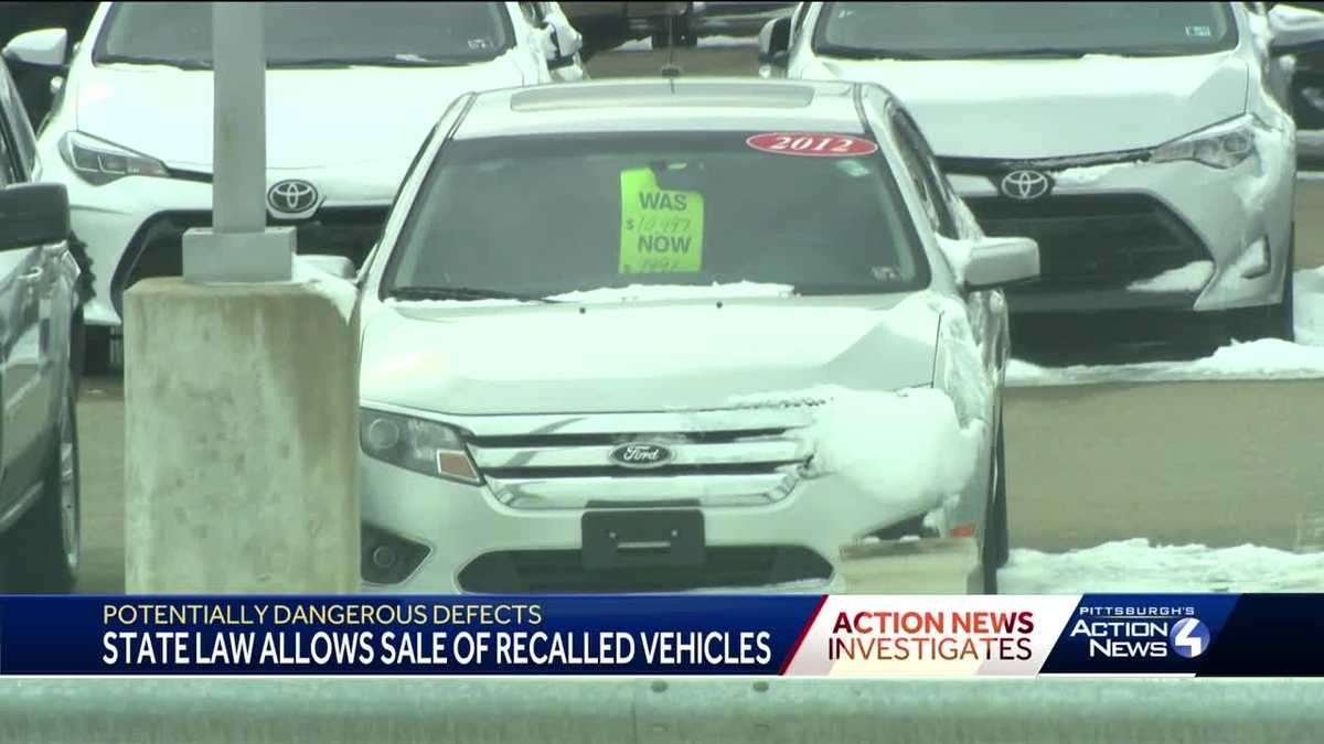 Pennsylvania Law Allows Of Potentially Dangerous Recalled Vehicles