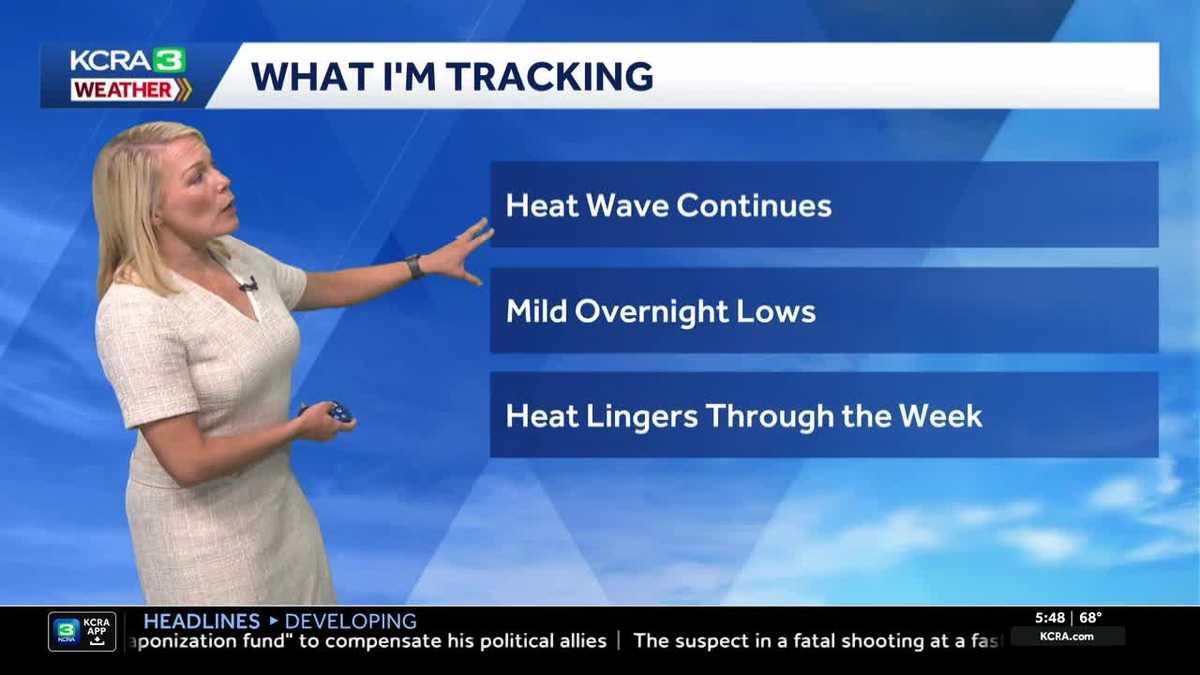 Hottest Day of Summer for Sacramento Monday