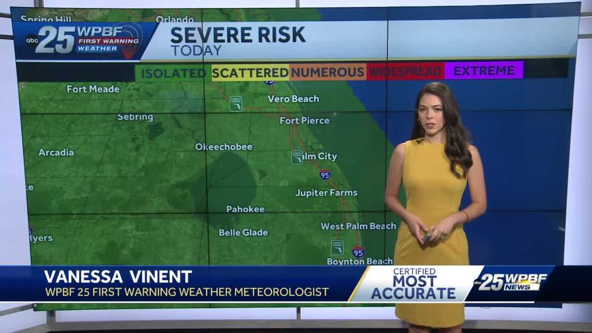 Isolated Strong Storms Today