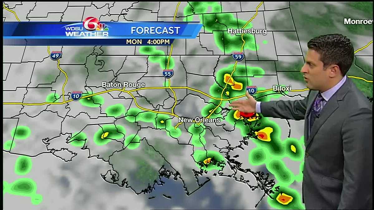 Sunday night: Rain chances ramping up next week