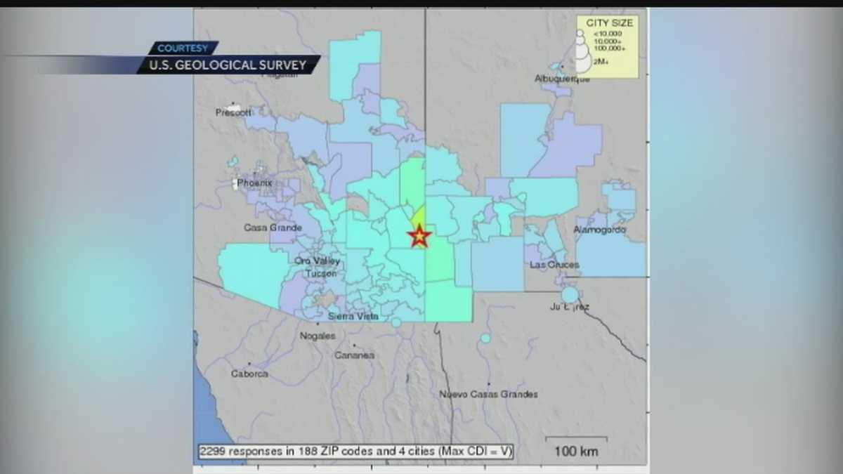 Earthquake rocks Arizona, New Mexico