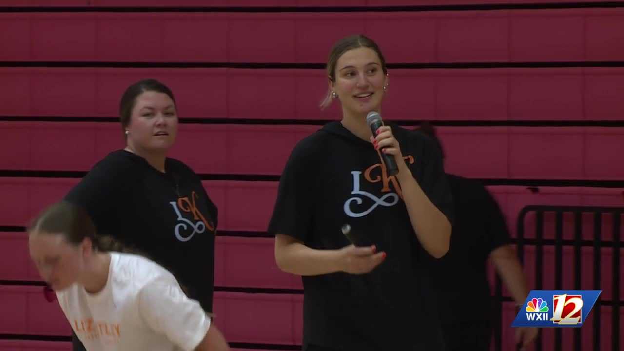 wxii12.com - Current WNBA player and Triad native Liz Kitley holds first-ever basketball camp at alma mater