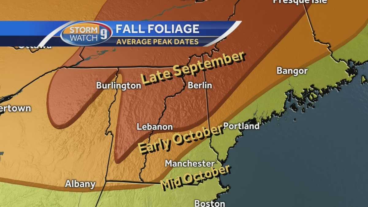 Fall foliage report: Season may get off to slow start