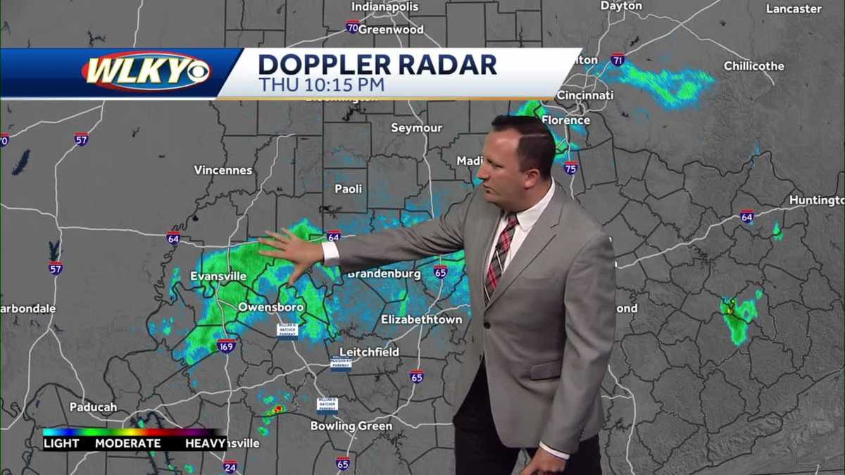 Scattered showers and some storms Friday