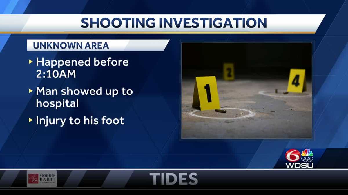 NOPD is investigating a shooting that injured one