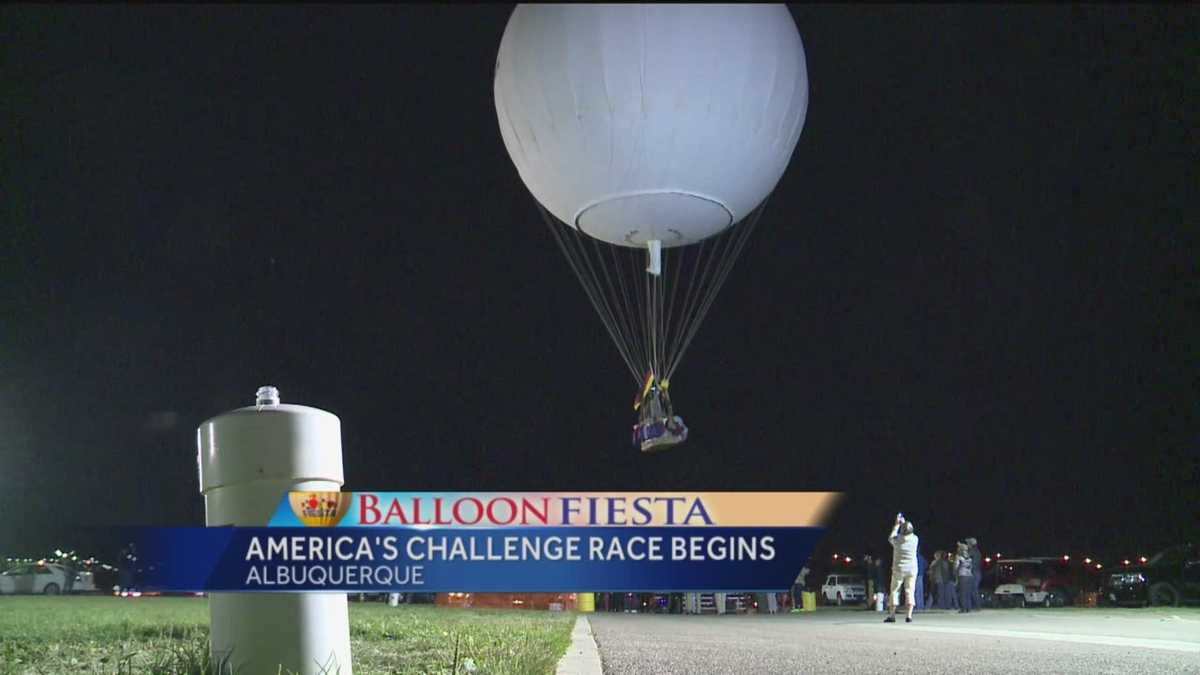 Balloon Fiesta America's Challenge race beings