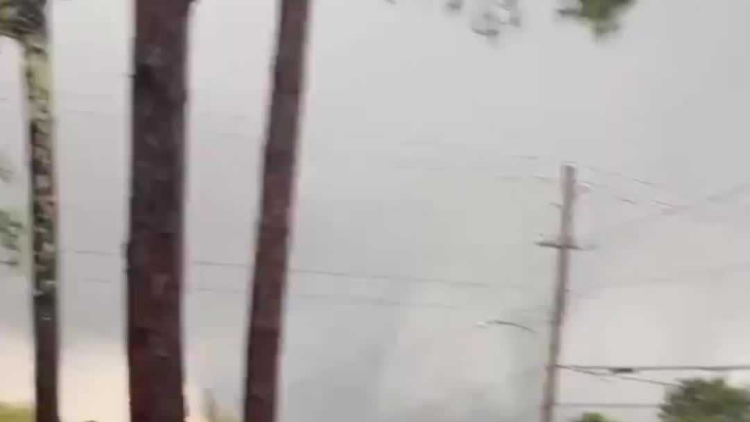 Video shows apparent tornado in Demopolis, Alabama