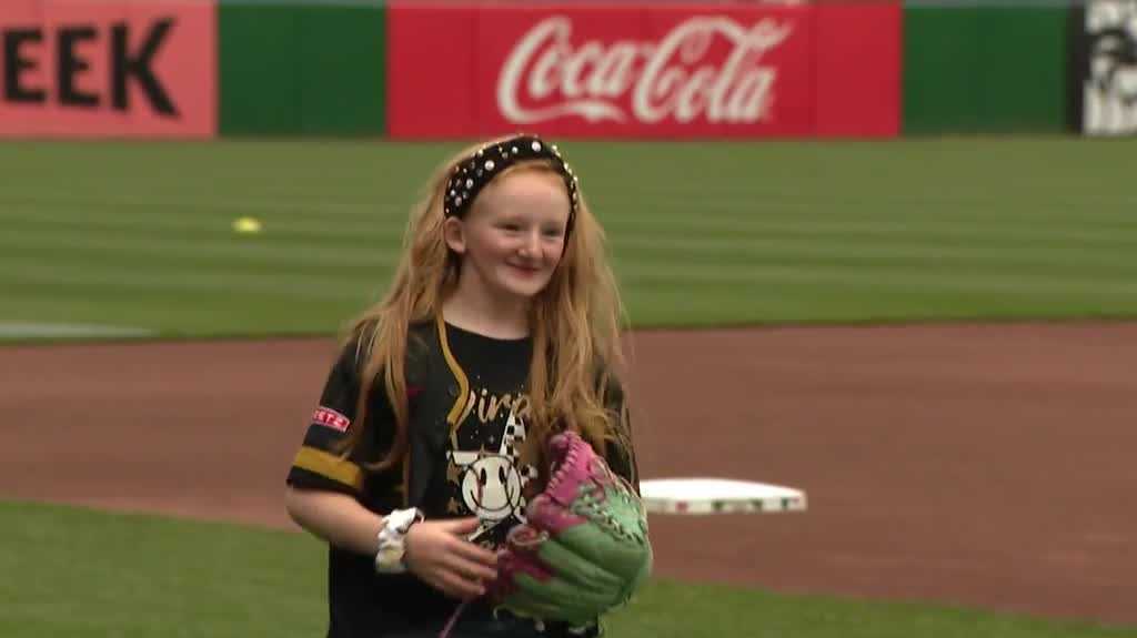 Pirates give 10-year-old cancer survivor a special night at PNC Park