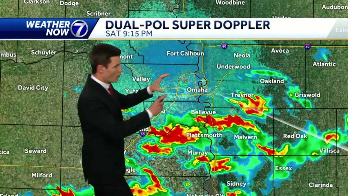 Strong storms possible overnight, few lingering showers Sunday