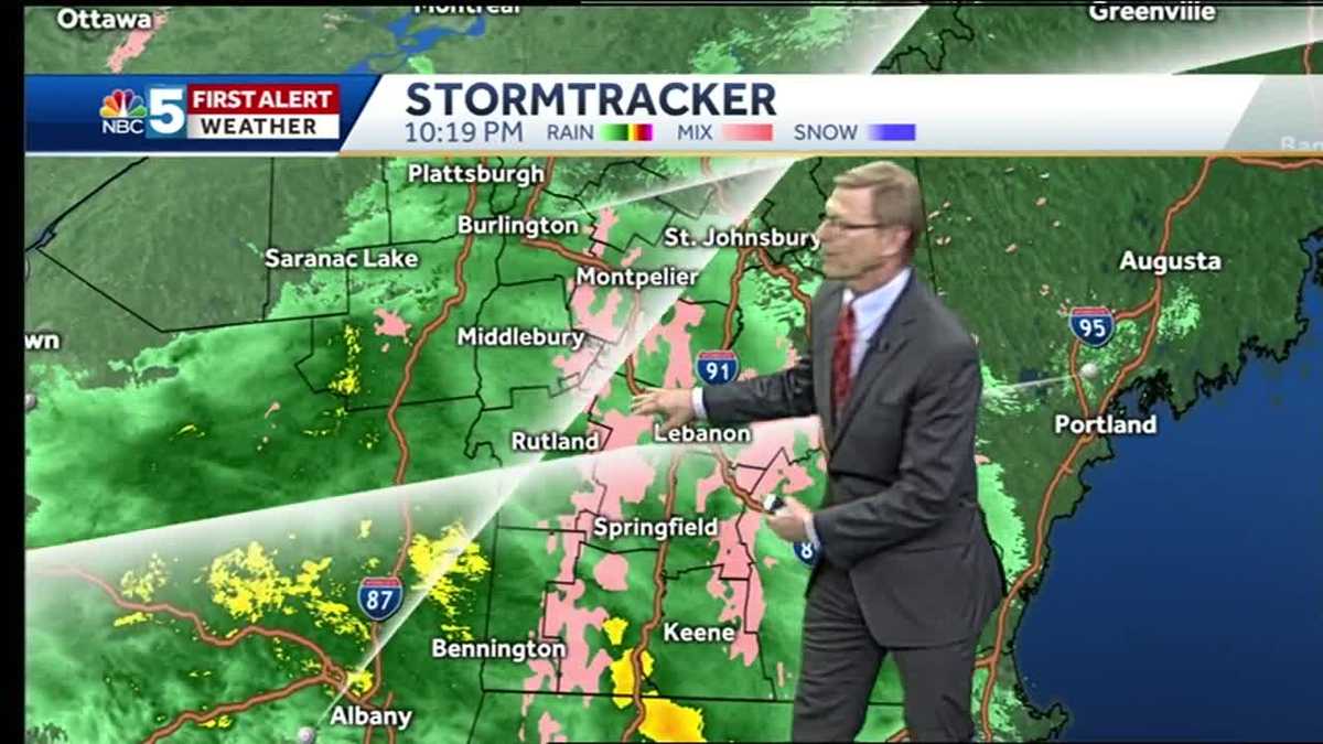 Video Tom Messner is watching pockets of freezing rain change to rain