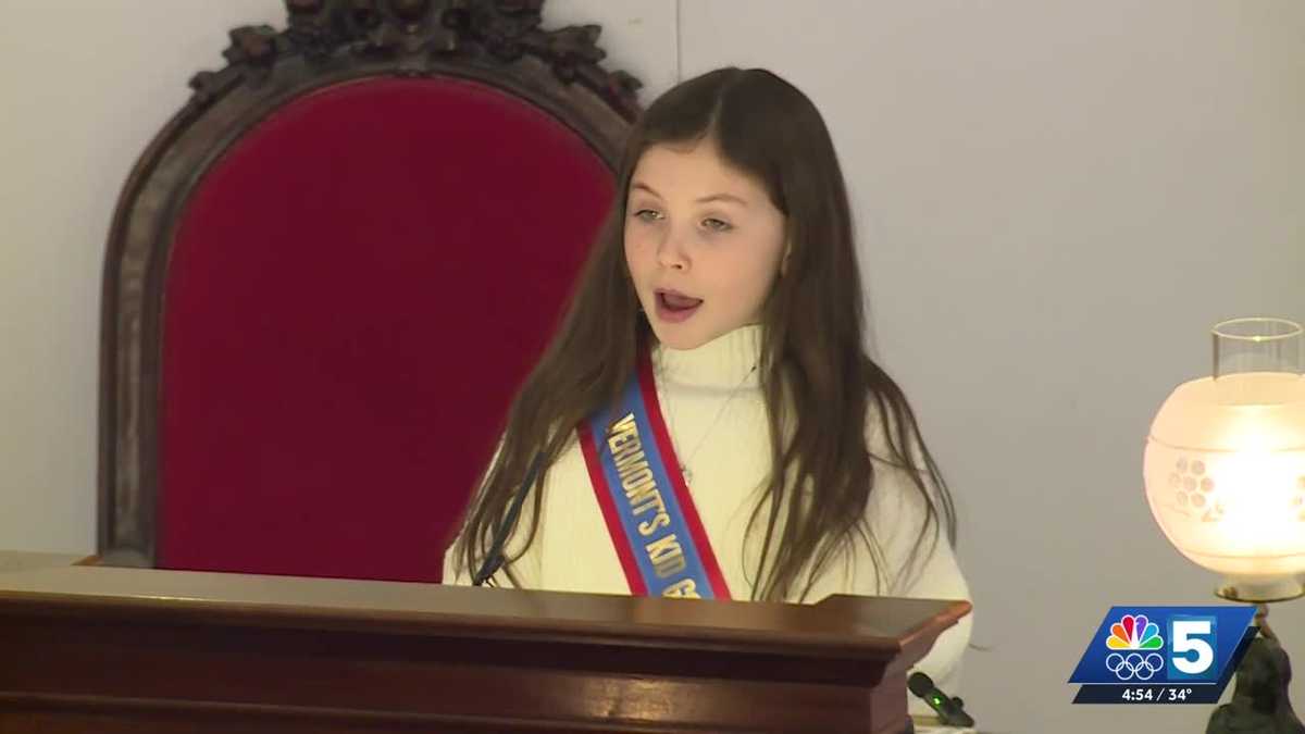 Vermont's first "Kid Governor" sworn into office