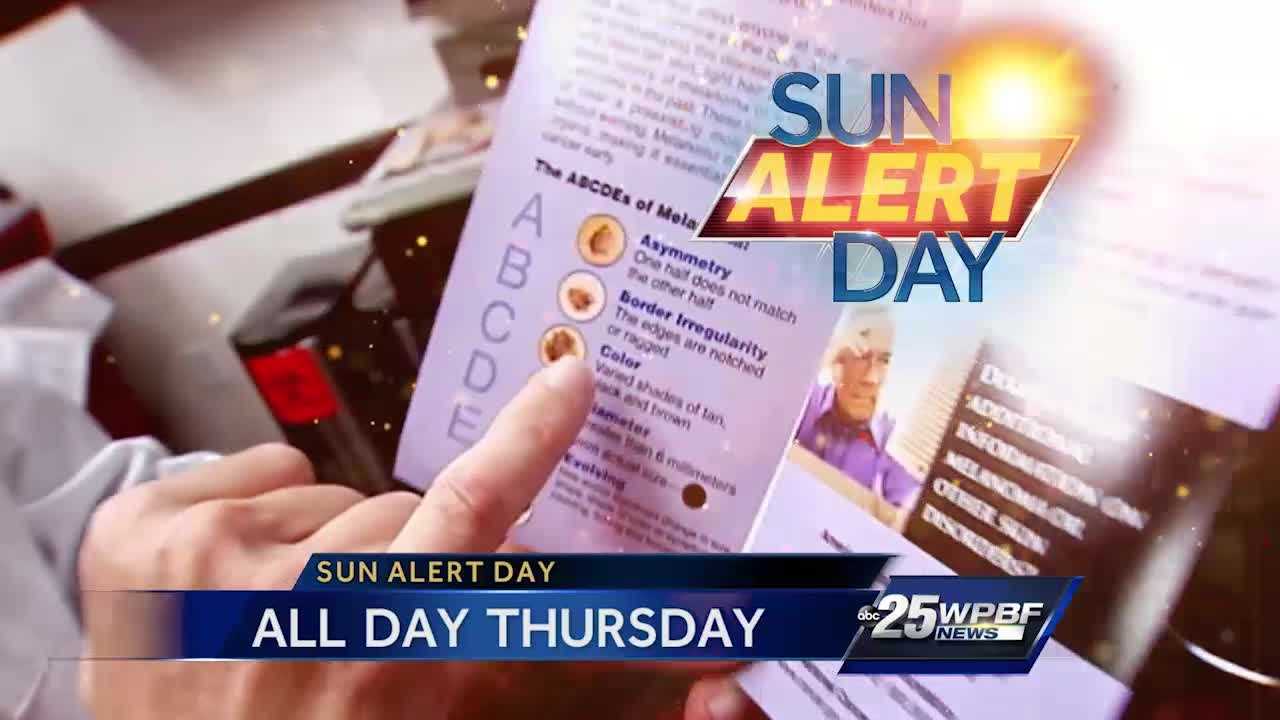 All Day Thursday On WPBF 25 News: Sun Alert Day