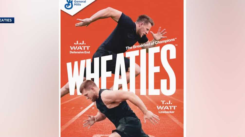 Wheaties: T.J. Watt, J.J. Watt look amazing first brothers on box