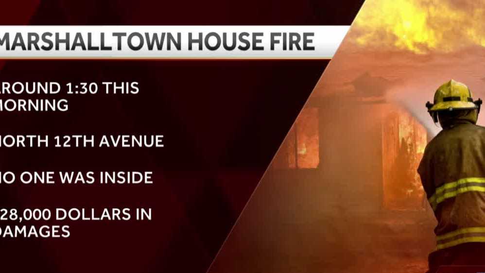 Marshalltown house fire causes thousands of dollars worth of damage