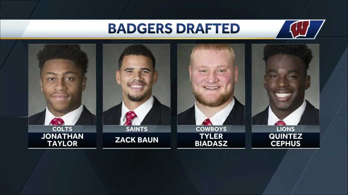 Four Badgers selected in 2020 NFL draft