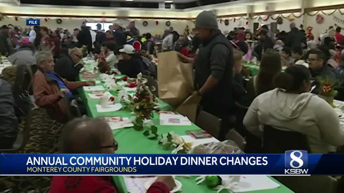 Longstanding tradition of the community holiday dinner at Monterey