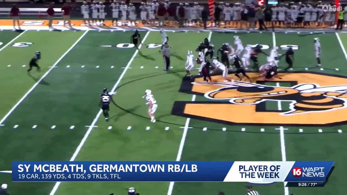 Sy McBeath wins Blitz 16 Player of the Week