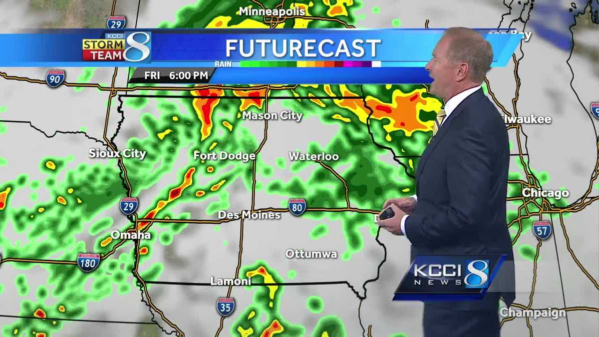 Videocast: Expect a wet start to your weekend