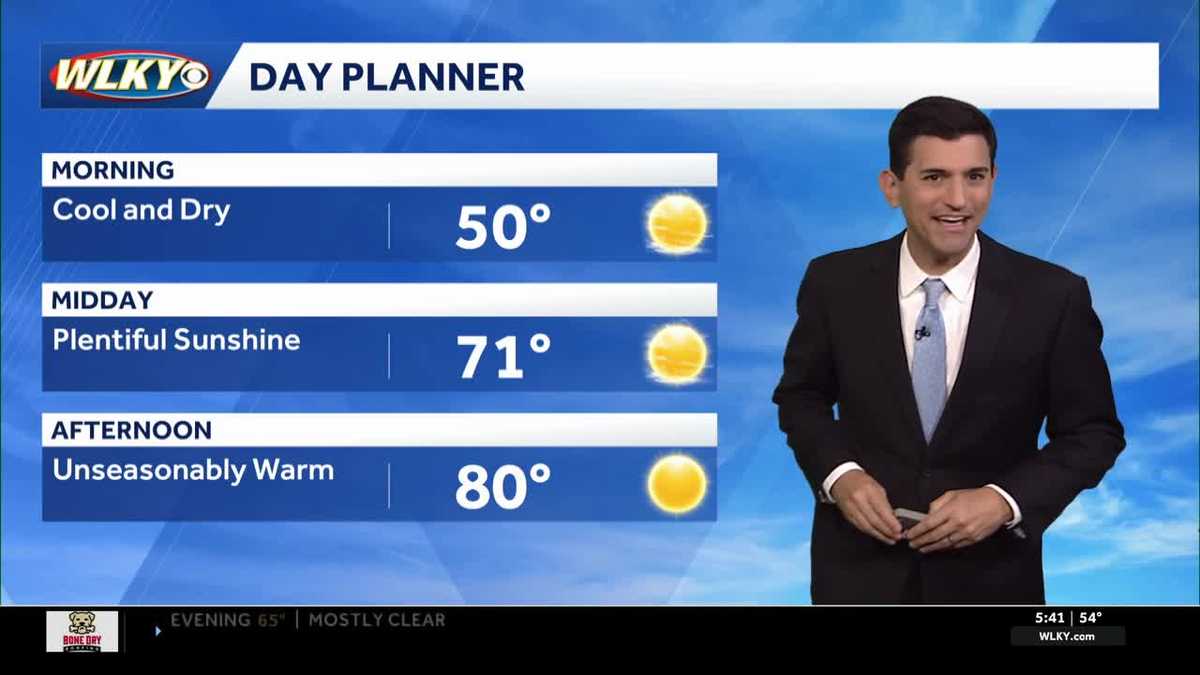 Staying bright and warm Thursday - WLKY