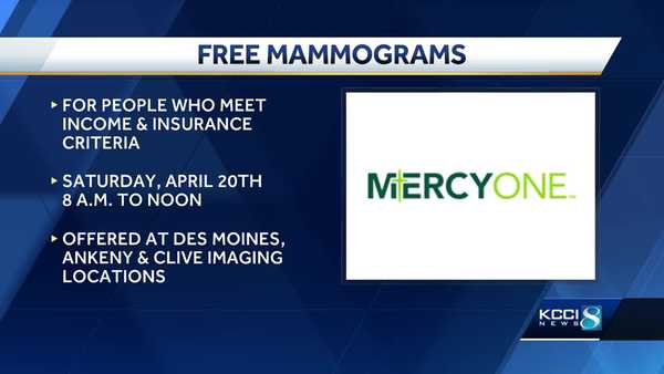 mercyone offers free mammograms