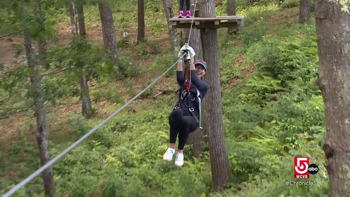 Mass. parks have acres of treetop ropes courses and serene trails