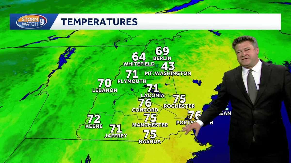  Sunny, comfortable start to work week
