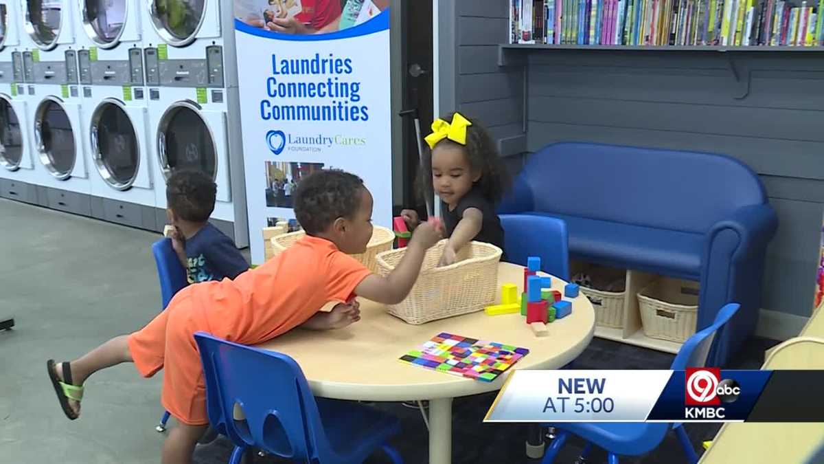 Leah's Laundromat in Kansas City, Kansas combines laundry and learning for kids