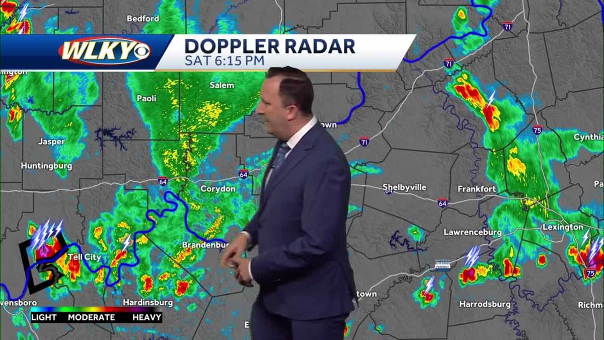 Showers & storms early tonight, another round of storms late Sunday