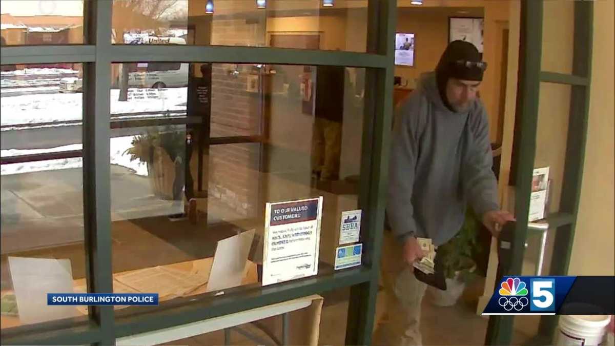 Man accused of robbing South Burlington bank arrested
