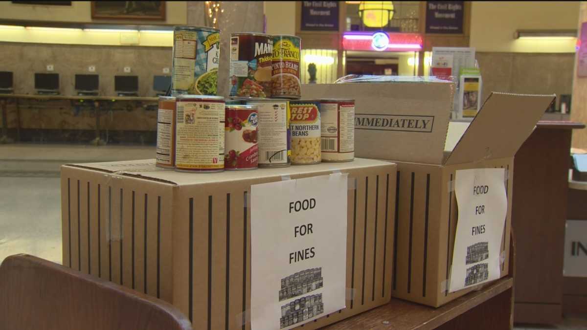 Pay off your fines with food