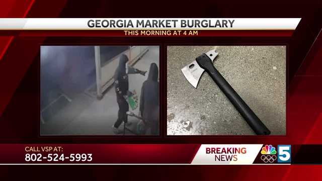Two men broke into Georgia Market overnight, breaking a glass door with a hatchet - Vimarsana News