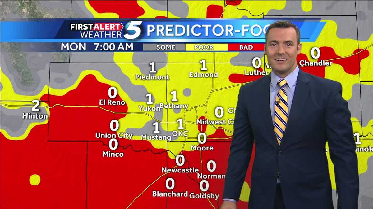 FORECAST: Dense fog likely Monday morning