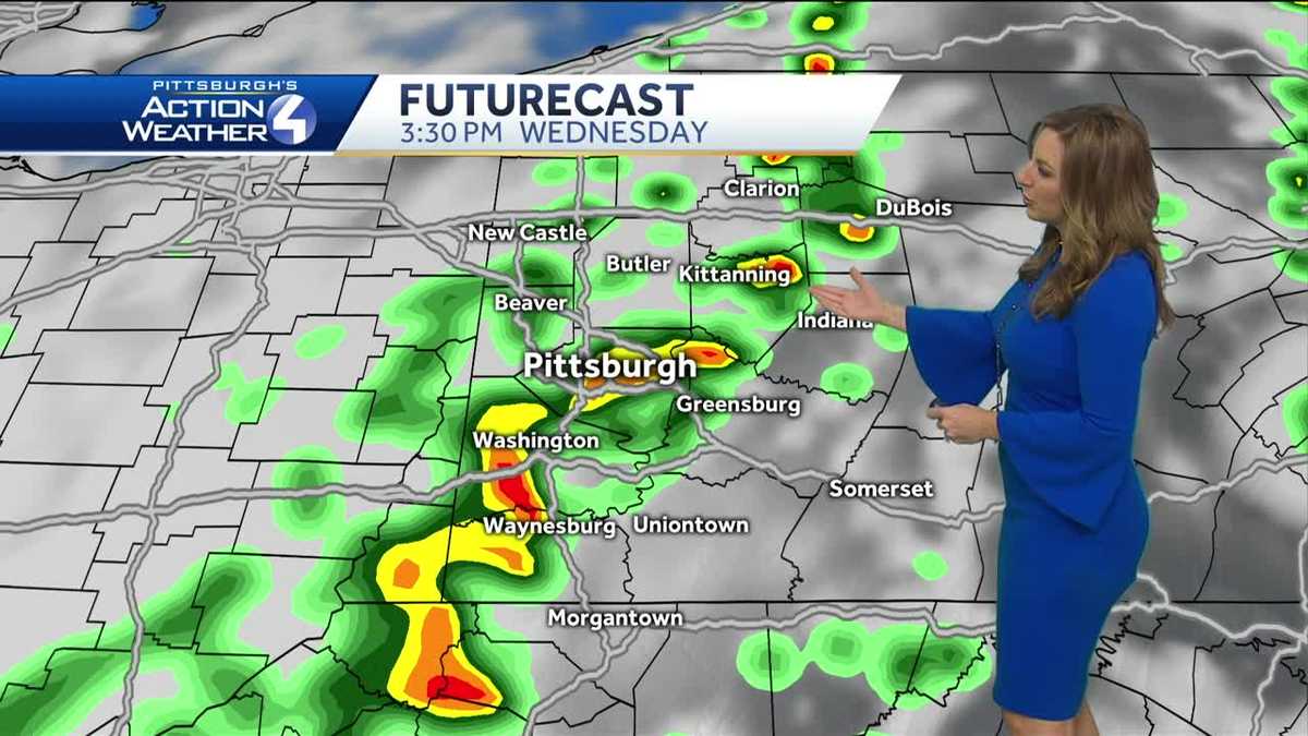 Pittsburgh's Action Weather forecast: Scattered storms continue; flash ...