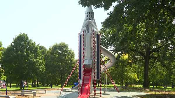 iconic des moines rocket slide reopens after major renovations